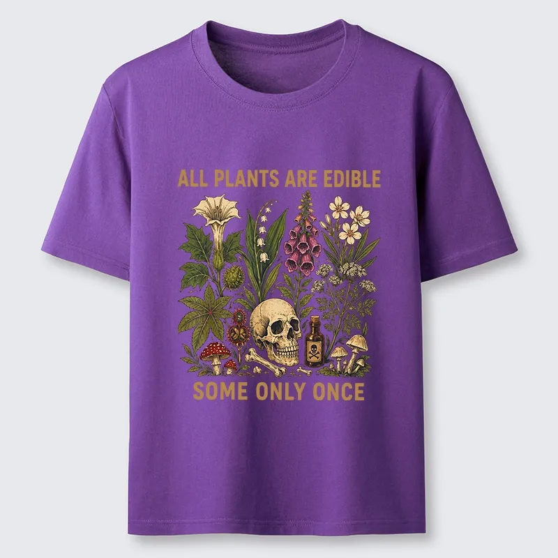 Tokyo-Tiger Edible Plants Some Only Once Joke Classic T-Shirt