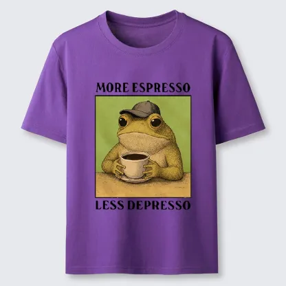 Tokyo-Tiger Frog Drinking Coffee Funny Classic T-Shirt