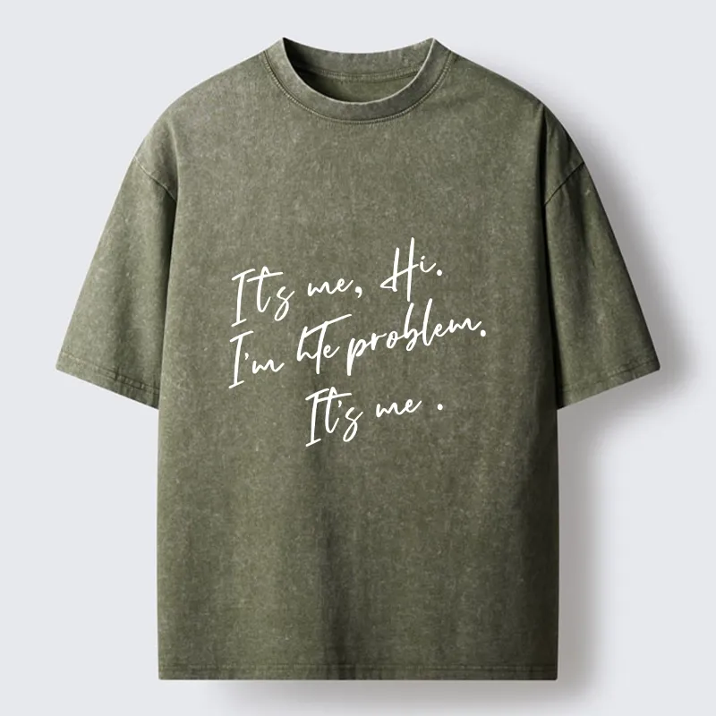 Tokyo-Tiger Funny Self Deprecating Meme Washed T-Shirt
