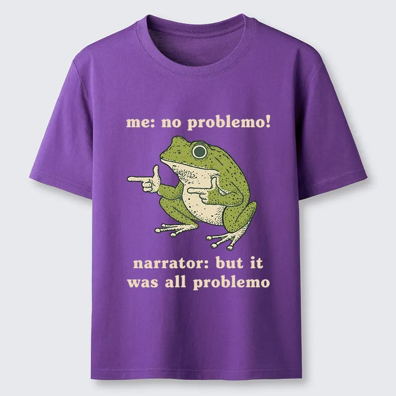 Tokyo-Tiger Funny Frog No Problemo Vs All Problemo Classic T-Shirt