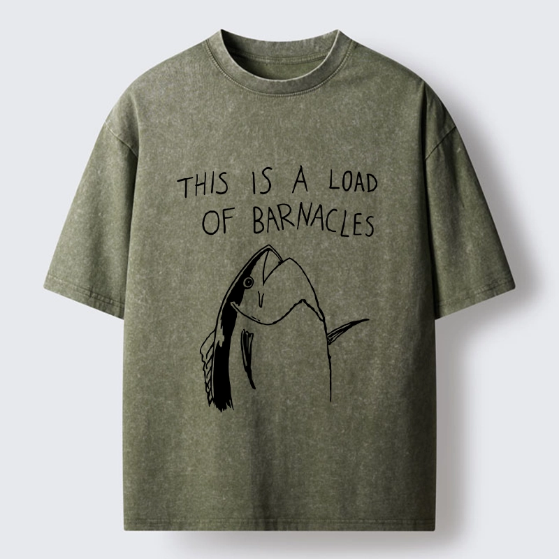Tokyo-Tiger Sketchy Fish With A Lot To Say Washed T-Shirt