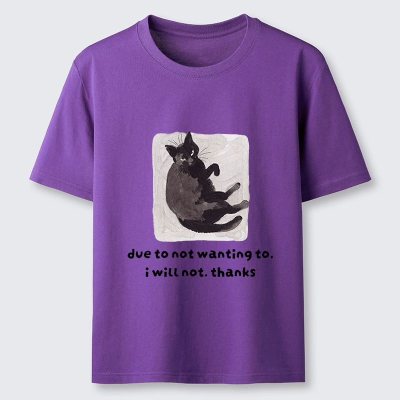 Tokyo-Tiger Cat Says No Thanks Funny Vibe Classic T-Shirt