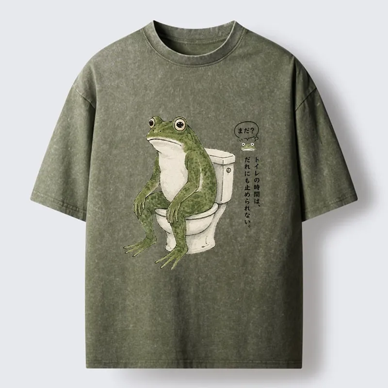 Tokyo-Tiger When Life Is Hard Just Sit Here Washed T-Shirt Sale