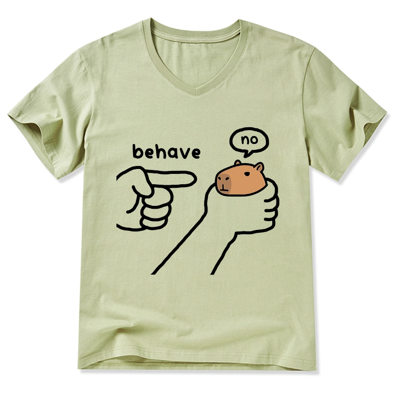 Tokyo-Tiger Dishonest Capybara V-Neck Classic T-Shirt