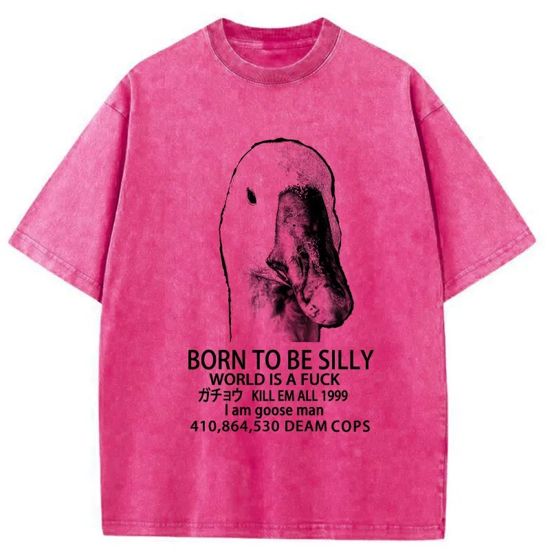 Tokyo-Tiger Born To Be Silly Washed T-Shirt