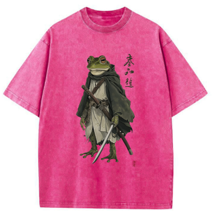 Tokyo-Tiger Frog Warrior Japan Washed T-Shirt