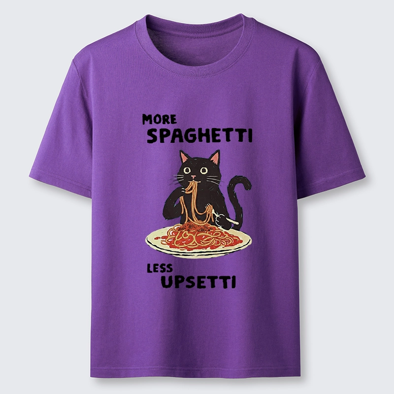 Tokyo-Tiger More Spaghetti Less Upsetti Cat Classic T-Shirt