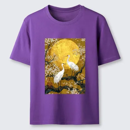 Tokyo-Tiger Traditional Japanese Crane Art Classic T-Shirt