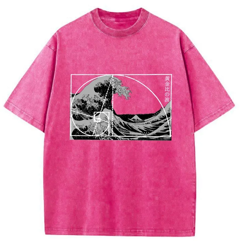 Tokyo-Tiger Golden Ratio Wave Washed T-Shirt