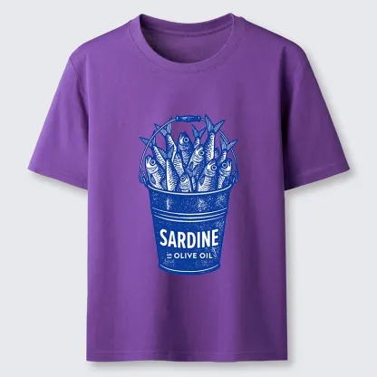 Tokyo-Tiger Vintage Bucket Full Of Fresh Sardines Classic T-Shirt