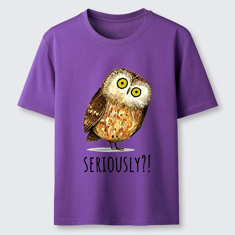 Tokyo-Tiger Seriously Confused Owl Meme Art Classic T-Shirt