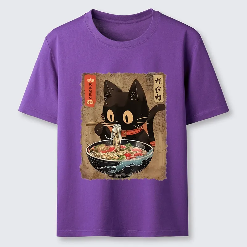 Tokyo-Tiger Ramen Cat Living Its Best Life Classic T-Shirt