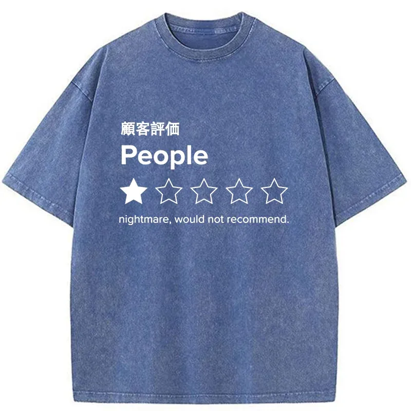 Tokyo-Tiger Not Recommended For People Washed T-Shirt