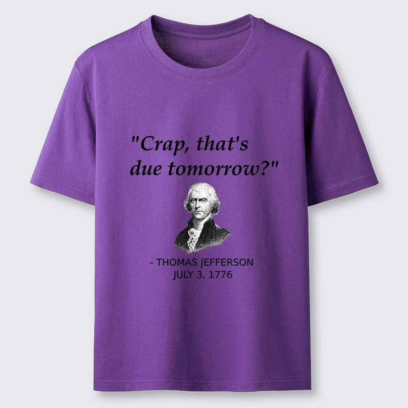 Tokyo-Tiger Funny Meme Jefferson Last Minute Deadline Panic Classic T-Shirt