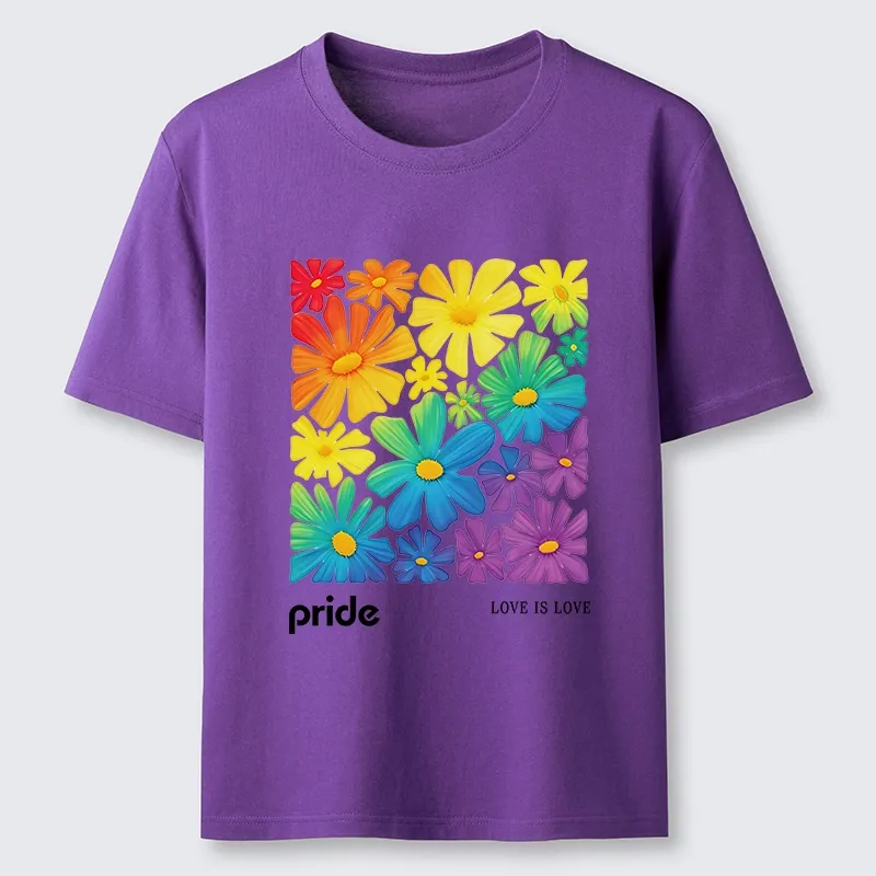 Tokyo-Tiger Colorful Blooms Honor Equal Loving Souls Classic T-Shirt