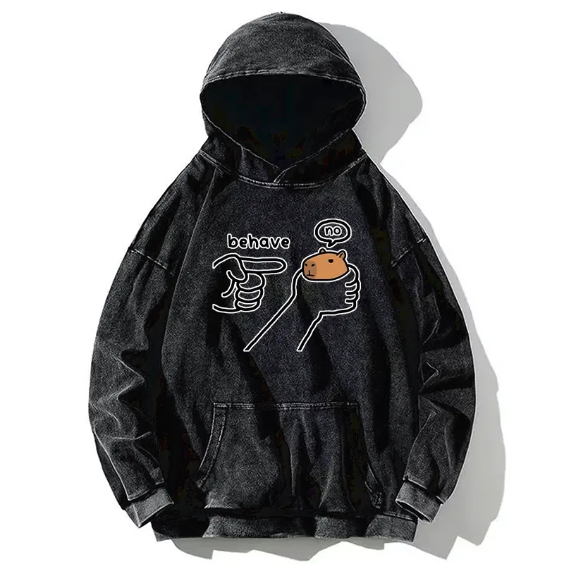 Tokyo-Tiger Dishonest Capybara Washed Hoodie