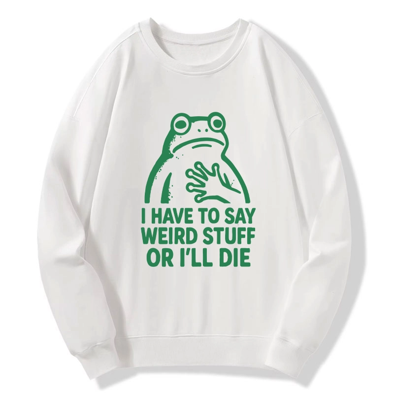 Tokyo-Tiger Weird Frog Funny Meme Classic Sweatshirt