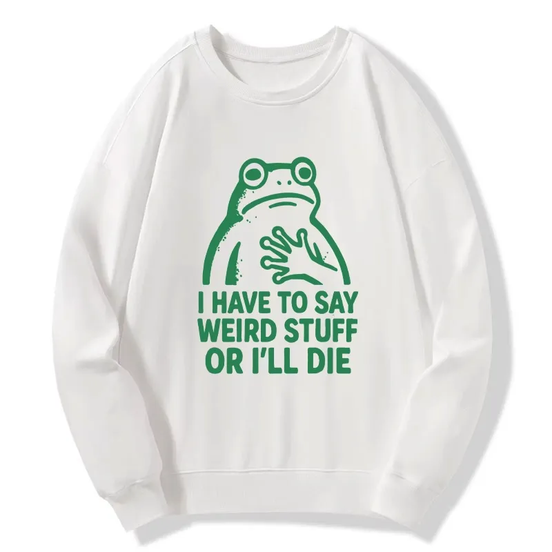 Tokyo-Tiger Weird Frog Funny Meme Classic Sweatshirt Sale