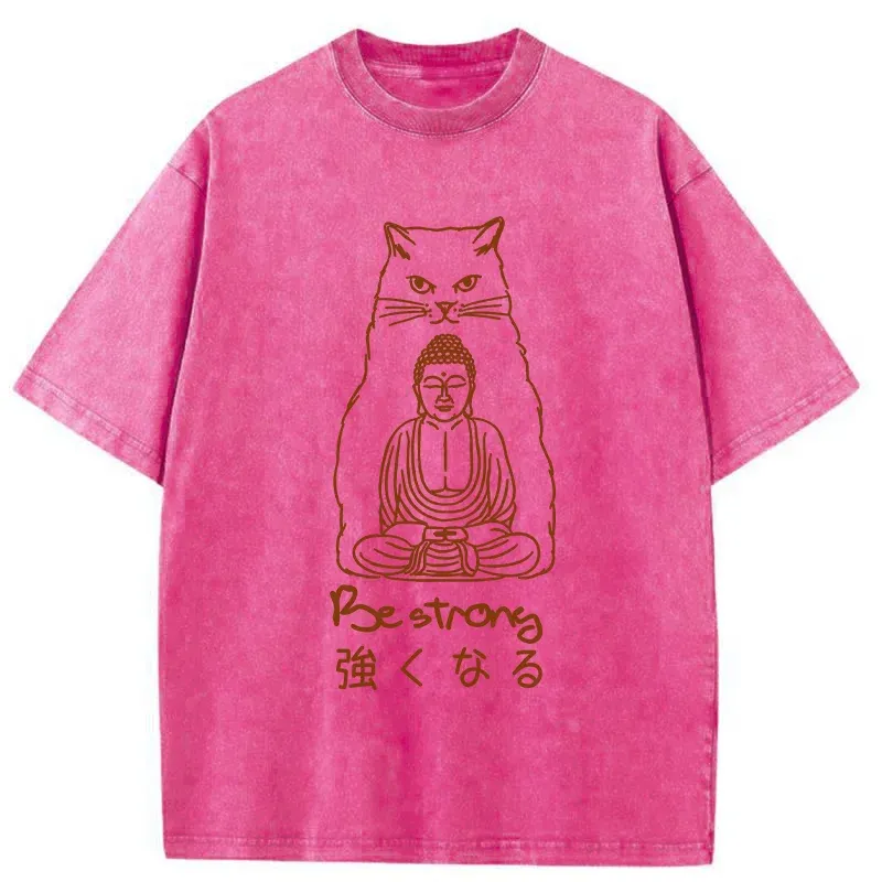 Tokyo-Tiger Best Backer Funny Washed T-Shirt