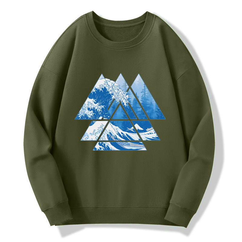 Tokyo-Tiger The Great Wave Sweatshirt