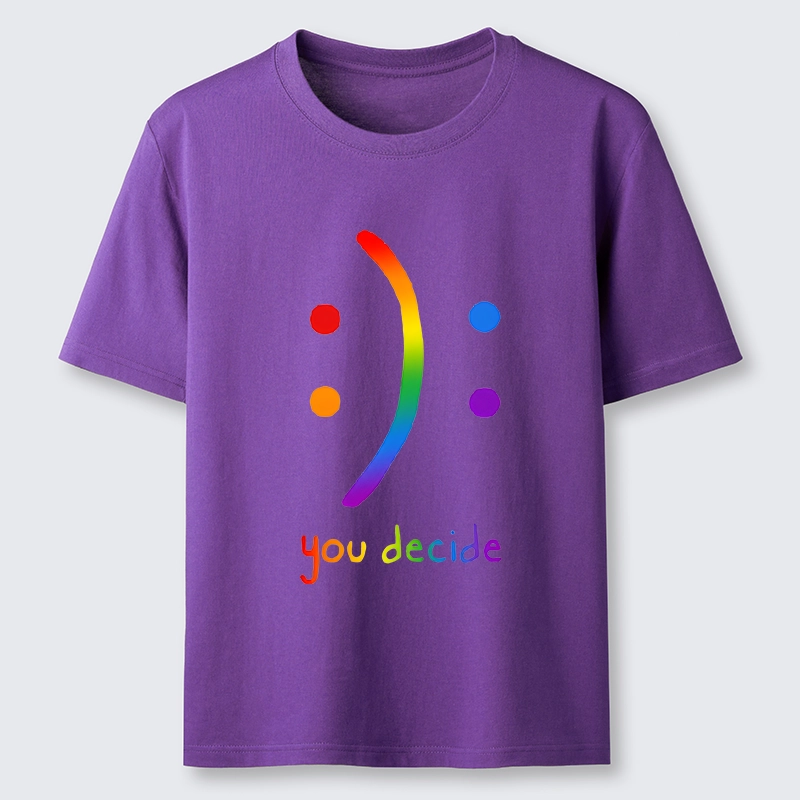Tokyo-Tiger Colorful Rainbow Smile You Decide Classic T-Shirt