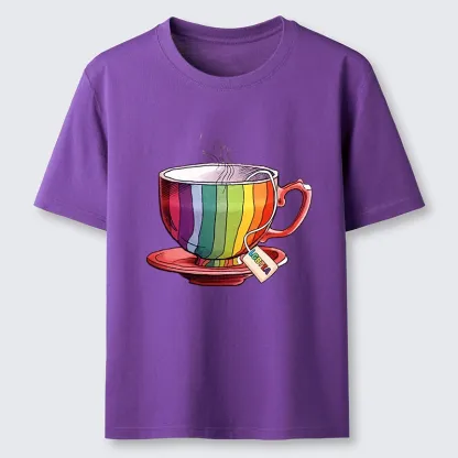 Tokyo-Tiger Rainbow Pride Tea Cup Classic T-Shirt
