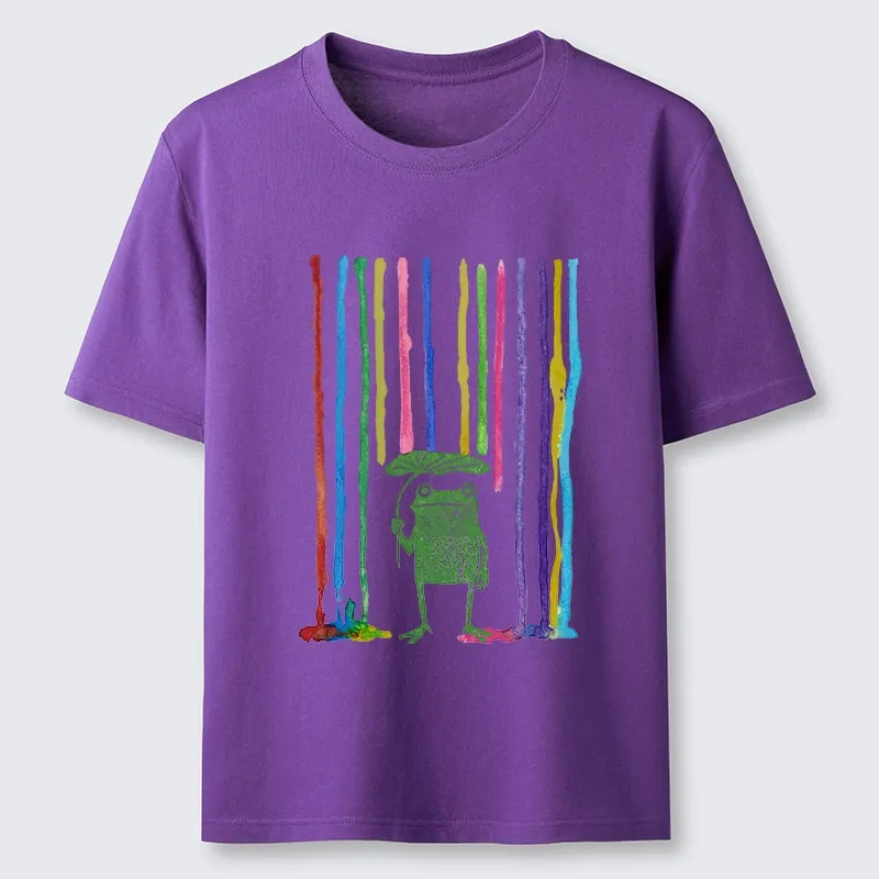 Tokyo-Tiger Frog Under The Rainbow Rain Classic T-Shirt