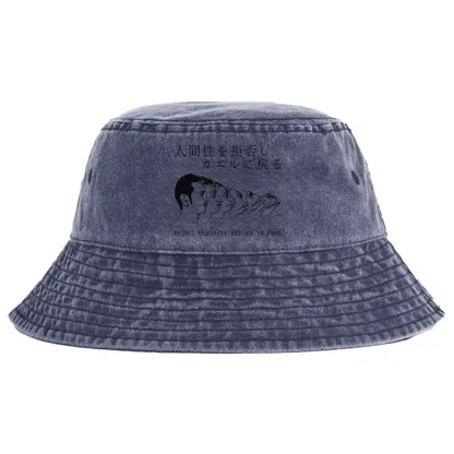 Tokyo-Tiger Return To Frog Washed Bucket Hat