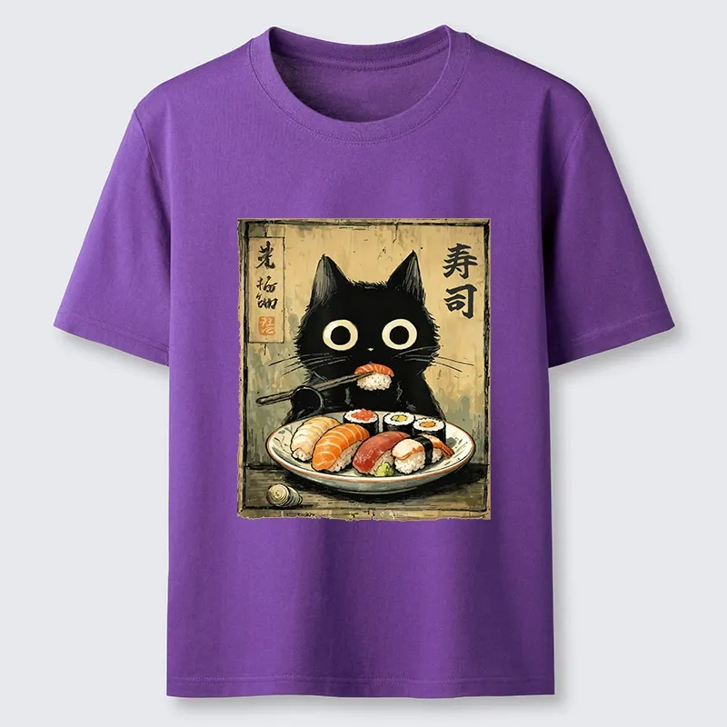 Tokyo-Tiger Vintage Japanese Sushi Cat Classic T-Shirt