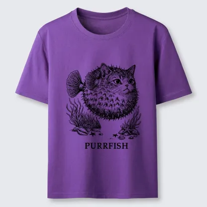 Tokyo-Tiger Spiky Puffer With Cute Cat Head Classic T-Shirt