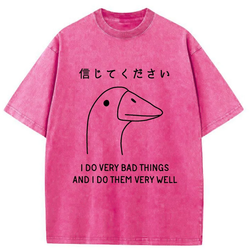 Tokyo-Tiger Please Trust Me Washed T-Shirt
