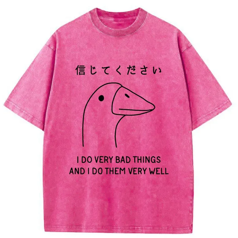 Tokyo-Tiger Please Trust Me Washed T-Shirt