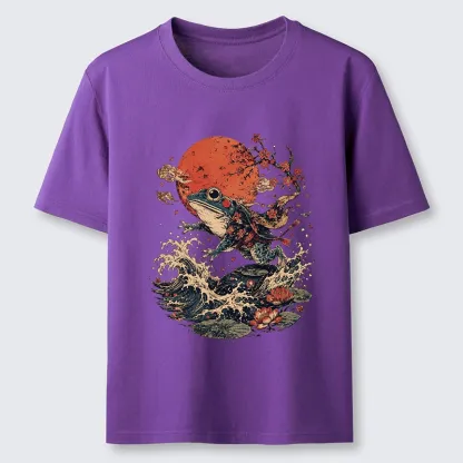 Tokyo-Tiger Cool Japanese Style Frog Saving The World Classic T-Shirt