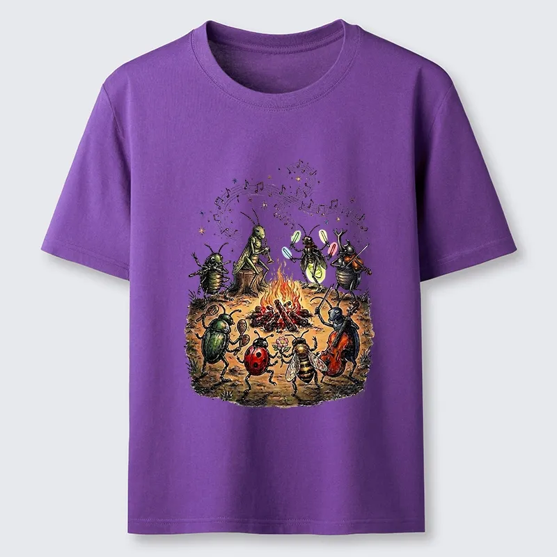 Tokyo-Tiger Bug Band Campfire Jam Classic T-Shirt