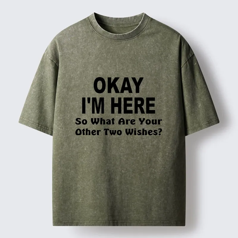 Tokyo-Tiger Meme Vibes Of Three Magic Wishes Washed T-Shirt