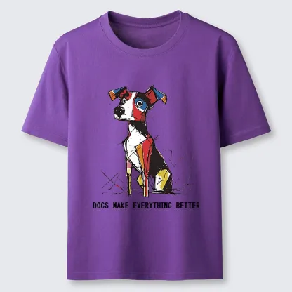 Tokyo-Tiger Colorful Puppy Street Art Graphic Classic T-Shirt