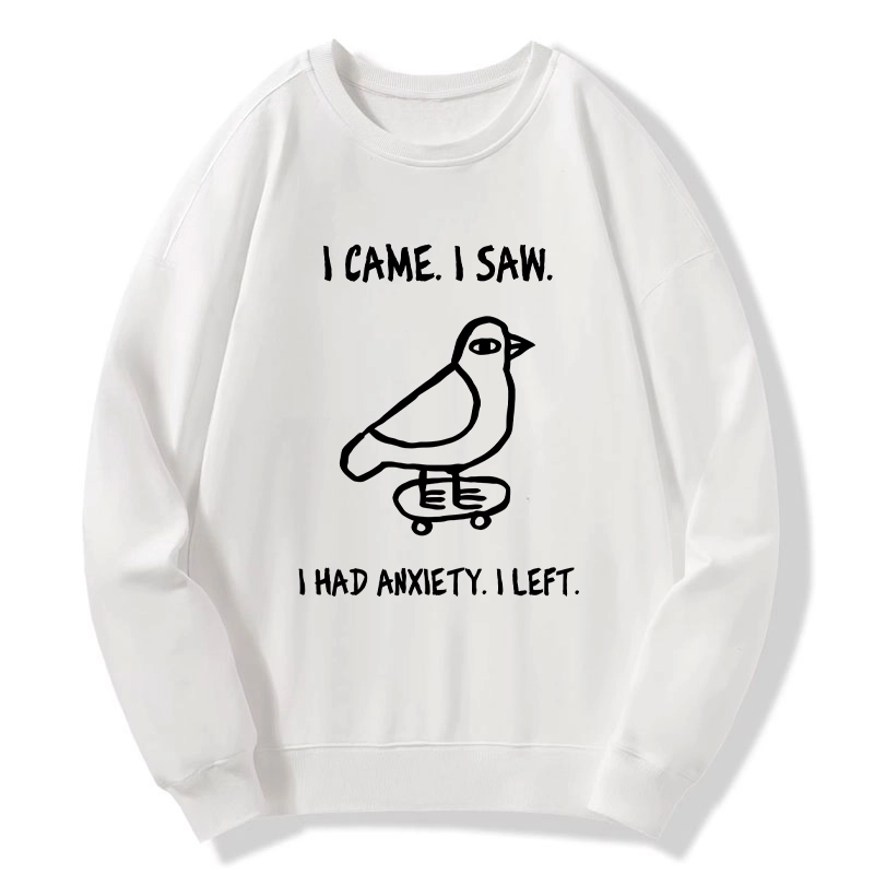 Tokyo-Tiger Funny Meme Bird Just Needs A Break Classic Sweatshirt