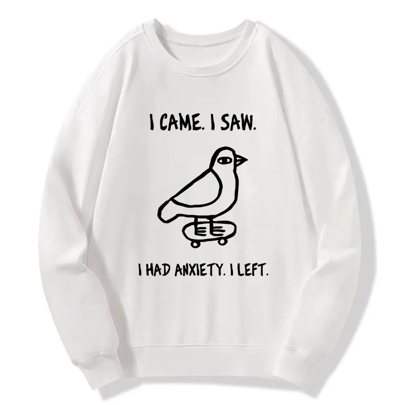 Tokyo-Tiger Funny Meme Bird Just Needs A Break Classic Sweatshirt Sale