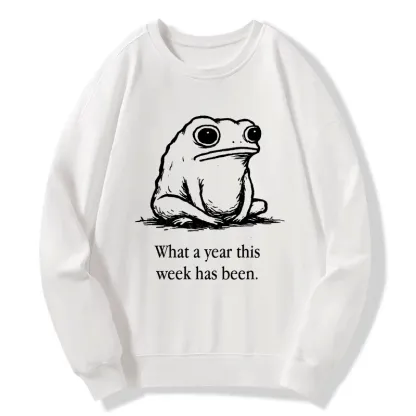 Tokyo-Tiger This Week Feels Like A Whole Year Classic Sweatshirt