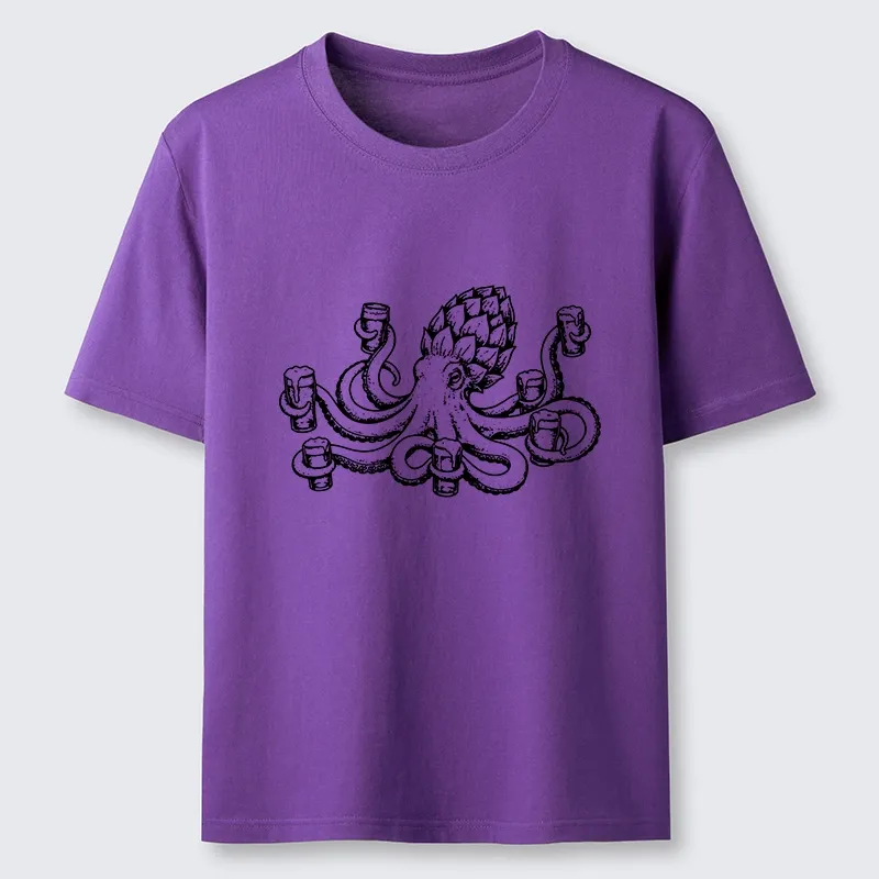 Tokyo-Tiger Sea Creature Loves Cold Brew Drinks Classic T-Shirt Sale