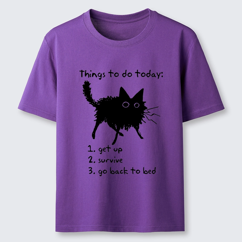 Tokyo-Tiger Lazy Cat Survive Day Funny Meme Classic T-Shirt
