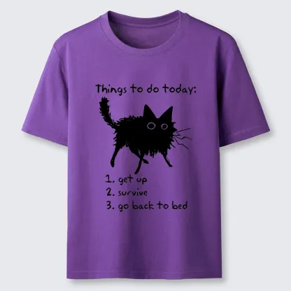 Tokyo-Tiger Lazy Cat Survive Day Funny Meme Classic T-Shirt