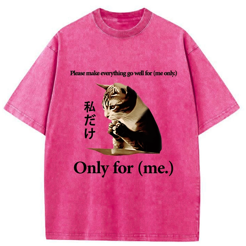 Tokyo-Tiger Only Me Everything's Fine Washed T-Shirt