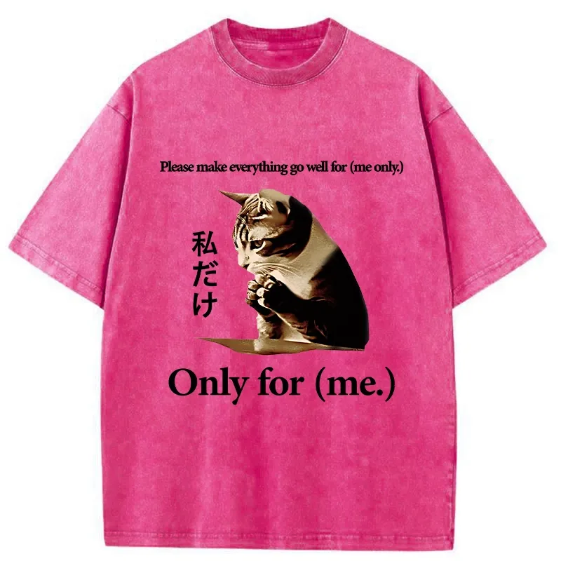 Tokyo-Tiger Only Me Everything's Fine Washed T-Shirt