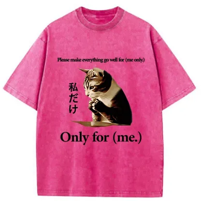 Tokyo-Tiger Only Me Everything's Fine Washed T-Shirt