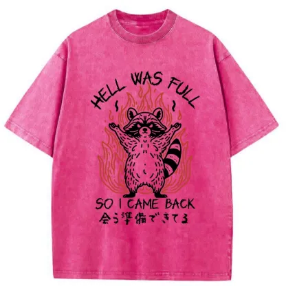 Tokyo-Tiger Hell Was Full Washed T-Shirt