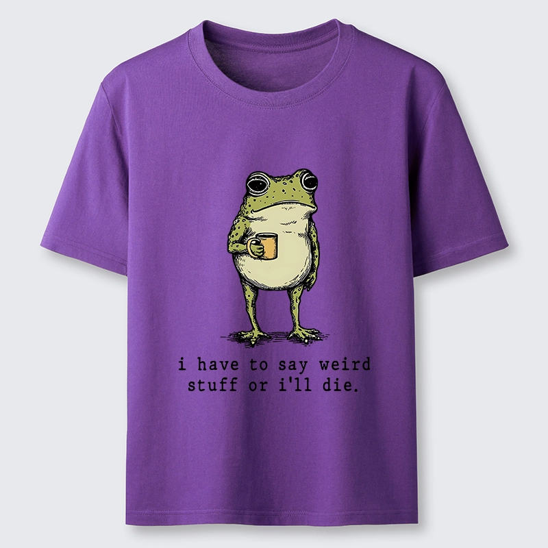 Tokyo-Tiger Funny Meme Weird Talking Coffee Frog Classic T-Shirt