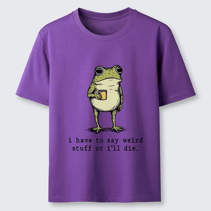 Tokyo-Tiger Funny Meme Weird Talking Coffee Frog Classic T-Shirt