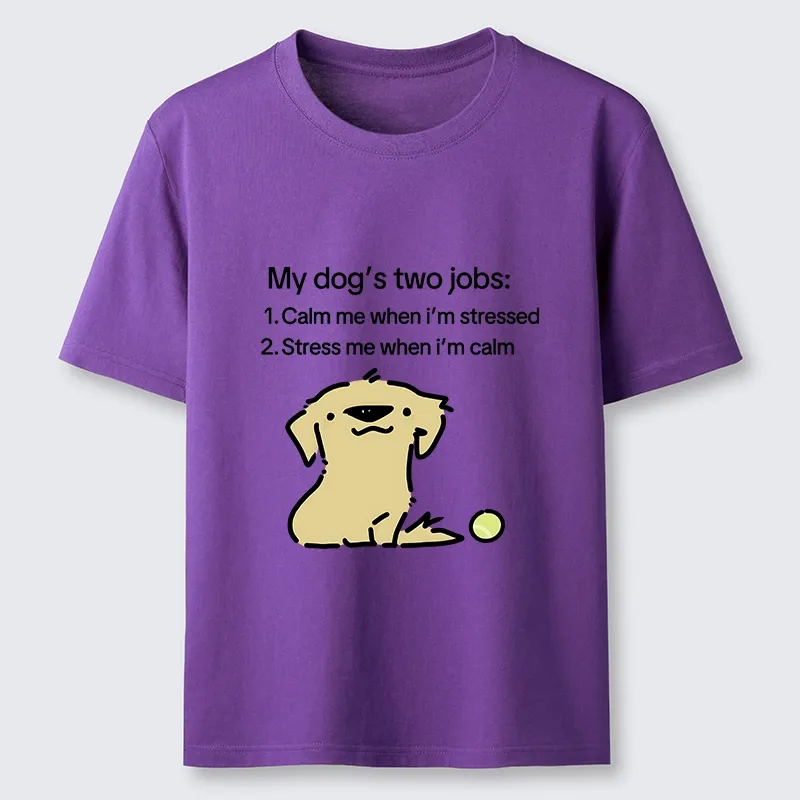 Tokyo-Tiger Funny Meme Dog Two Life Jobs Joke Classic T-Shirt
