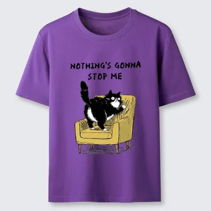 Tokyo-Tiger Sassy Cat Scratch Sofa Relatable Print Classic T-Shirt